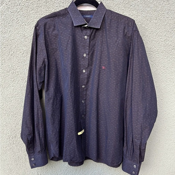Burberry London Button Down Long Sleeve Shirt | Size Large - Picture 1 of 8
